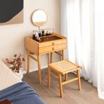 2dekans | Coast Krukje - Bamboe - Max. 120 kg - 38 x 40 x 43, Huis en Inrichting, Banken | Voetenbanken en Poefen, Ophalen of Verzenden