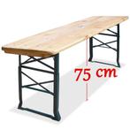 Biertent tafel 170x50x75-105cm in hoogte verstelbaar, Verzenden, Nieuw