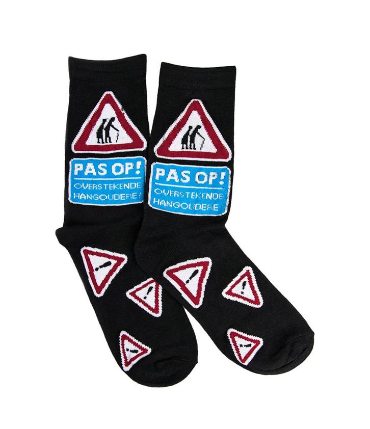 Grappige Sokken Hangoudere 1 paar, Hobby en Vrije tijd, Feestartikelen, Nieuw, Verzenden