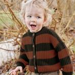 Your Wishes  Stripe knit gebreid vest  Gerben Maat 134, Kinderen en Baby's, Nieuw, Jongen, Trui of Vest, Ophalen of Verzenden