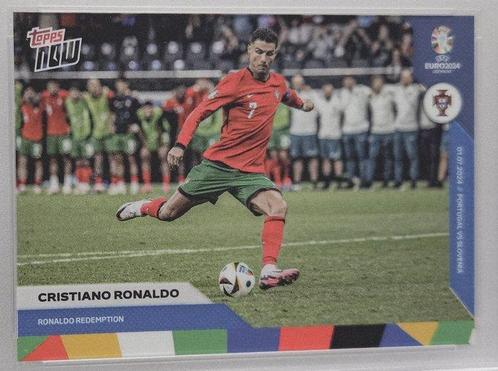 2024 Topps Now UEFA Euro Cristiano Ronaldo #40 Ronaldo, Verzamelen, Stickers