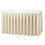Tafelrok Boxpleat ecru, Huis en Inrichting, Verzenden, Nieuw
