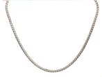 Halsketting - 14 karaat Witgoud Diamant (Natuurlijk) -, Sieraden, Tassen en Uiterlijk, Kettingen, Nieuw