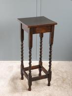 Bijzettafel - Plantentafel - Eikenhout - Swirral twisted