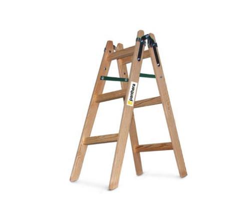Decoratie trap / ladder hout 2x3 treden - UITVERKOOP!, Doe-het-zelf en Verbouw, Ladders en Trappen, Trap, Nieuw, Opvouwbaar of Inschuifbaar