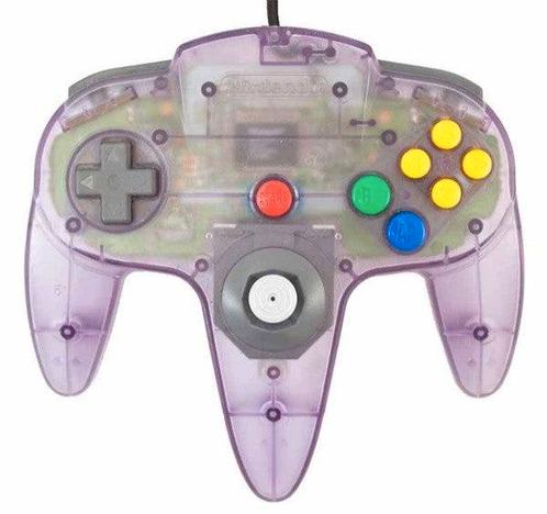 Nintendo N64 Controller - Atomic Purple (Meganisch pookje), Spelcomputers en Games, Spelcomputers | Nintendo Consoles | Accessoires