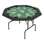 vidaXL Pokertafel voor 8 spelers achthoekig 2-voudig, Huis en Inrichting, Verzenden, Nieuw