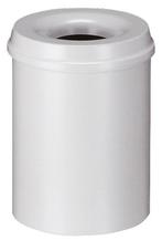 Vlamdovende papierbak 15 ltr grijs, Verzenden
