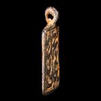 Seltsjoeken Bronzen hanger met Kufi-script (Zonder