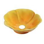 Waskom Best Design Flower 40 cm Keramiek Glanzend Geel, Ophalen of Verzenden, Nieuw