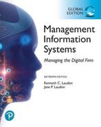 9781292296562 Management Information Systems | Tweedehands, Kenneth Laudon, Zo goed als nieuw, Verzenden