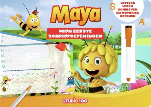 Maya: kartonboek - Mijn eerste schrijfoefeningen Studio 100, Boeken, Kinderboeken | Kleuters, Gelezen, Verzenden