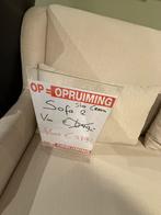 Sofa cream wit bankstel met kussens Mini bank, Huis en Inrichting, Banken | Sofa's en Chaises Longues, Ophalen, 75 tot 100 cm