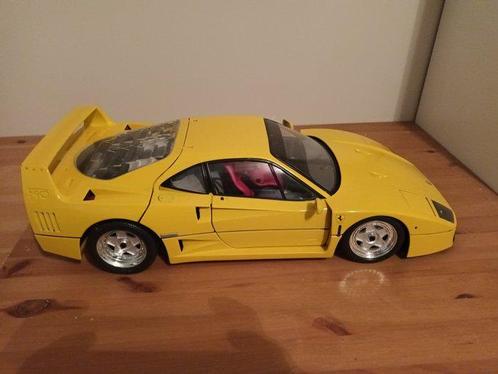 Pocher 1:8 - Modelauto - Ferrari F40 1/8 Pocher Gelb -, Hobby en Vrije tijd, Modelauto's | 1:5 tot 1:12