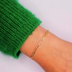 Gouden Figaro Petit Armband 14K, Verzenden, Nieuw, Goud, Goud