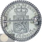 Nederland. Wilhelmina. 1 Gulden 1898 als speld ter ere van