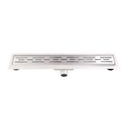 Douchegoot Brauer StanDrain 180x7 cm RVS Vloerflens, Ophalen of Verzenden, Nieuw, Douche
