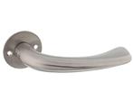 P+E enkele deurklink Erick op ronde rozet 8mm stift rvs, Verzenden, Nieuw