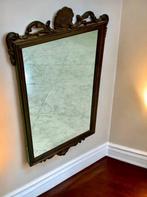 Wandspiegel- 95 cm - Nederlands - Glas, Hout