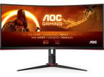 AOC CU34G2XP - 34 Inch WQHD Curved Monitor - 180Hz FreeSync, Computers en Software, Monitoren, Verzenden, Zo goed als nieuw