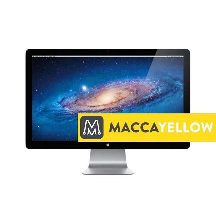 Apple Thunderbolt Display 27 inch met garantie, Computers en Software, Apple Desktops, Zo goed als nieuw, Ophalen of Verzenden