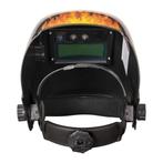 Topgear Automatische Lashelm - Vlammen - Flame Skull, Nieuw, Ophalen of Verzenden