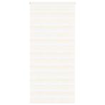 vidaXL Zebra rolgordijn 110x230 cm stofbreedte 105,9 cm, Verzenden, Nieuw, Beige