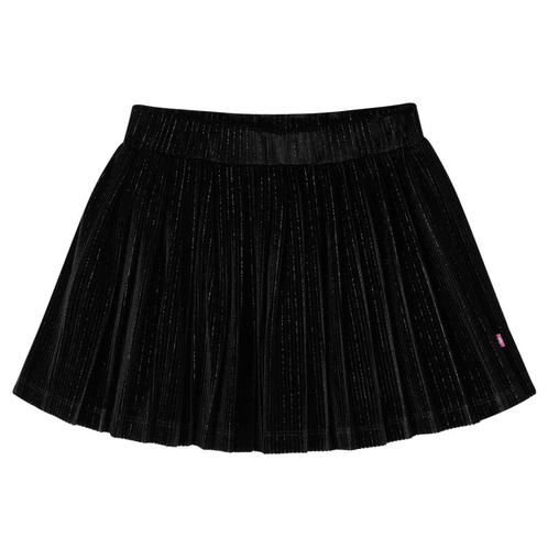 vidaXL Kinderrokje geplooid 92 lurex zwart, Kinderen en Baby's, Kinderkleding | Overige, Nieuw, Verzenden
