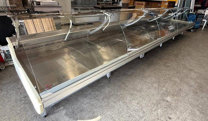 RVS Koeltoonbank, Koelvitrine, Koeling, Koeltoog 250cm en, Witgoed en Apparatuur, Koelkasten en IJskasten, Gebruikt