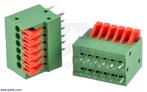 Terminal 6-Pin, 2.54mm, Boveningang - 2 stuks, Verzenden, Nieuw