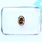 1 pcs Diamant (Natuurlijk gekleurd) - 1.03 ct - Ovaal -, Nieuw