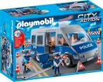 Playmobil Politiebus met Wegversperring - 9236 (Nieuw), Kinderen en Baby's, Speelgoed | Playmobil, Verzenden, Nieuw