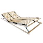 vidaXL Lattenbodem Bruin 90 x 190 cm Massief beukenhout, Verzenden, Nieuw, Bruin, Hout