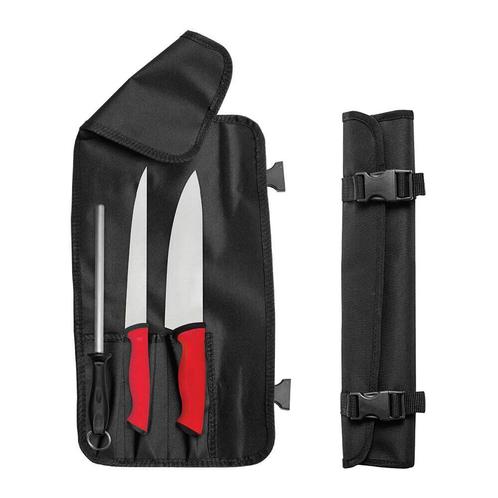 GGM Gastro | Messenset Duo Chef met roltas - 3 stuks |, Huis en Inrichting, Keuken | Bestek, Nieuw, Overige materialen, Verzenden