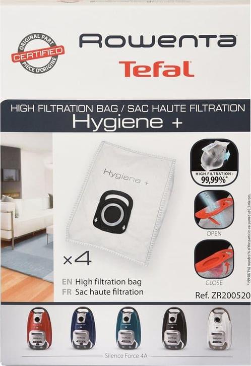 Rowenta Hygiëne+ ZR2005 - Stofzuigerzakken - 4 stuks, Huis en Inrichting, Overige Huis en Inrichting, Zo goed als nieuw, Ophalen of Verzenden