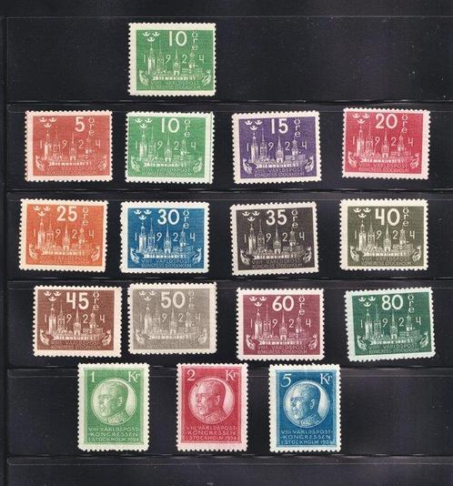Zweden 1924 - Zweden 1924 Wereldpostcongres - U.P.U. Congres, Postzegels en Munten, Postzegels | Amerika