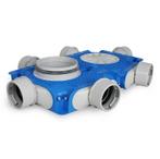 Vent-Axia Uniflexplus + instortverdeler 6x, Doe-het-zelf en Verbouw, Ventilatie en Afzuiging, Verzenden, Nieuw