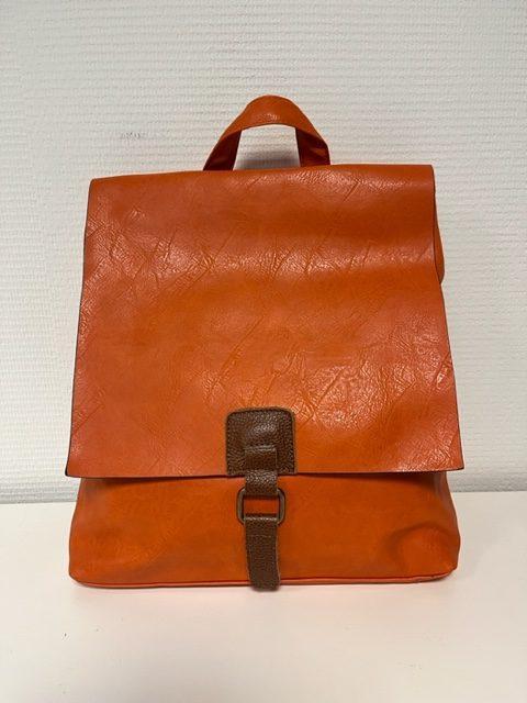 Firenze schoudertas/ rugzak Oranje Sale ! Halve prijs, Sieraden, Tassen en Uiterlijk, Tassen | Damestassen, Overige typen, Oranje