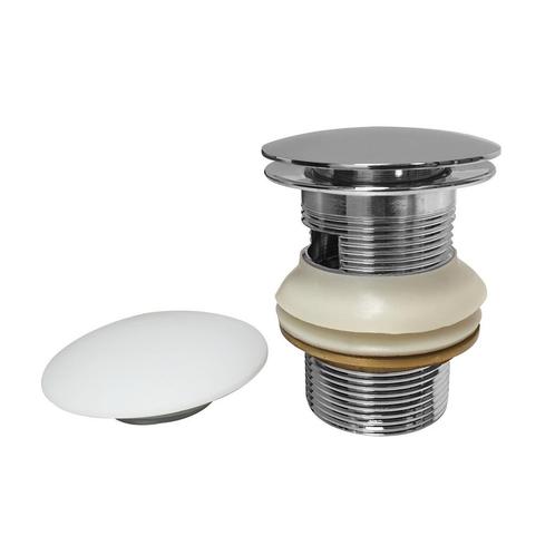 Badafvoer Klikplug En Sifon met Solid Surface Cover Chroom, Doe-het-zelf en Verbouw, Sanitair, Ophalen of Verzenden