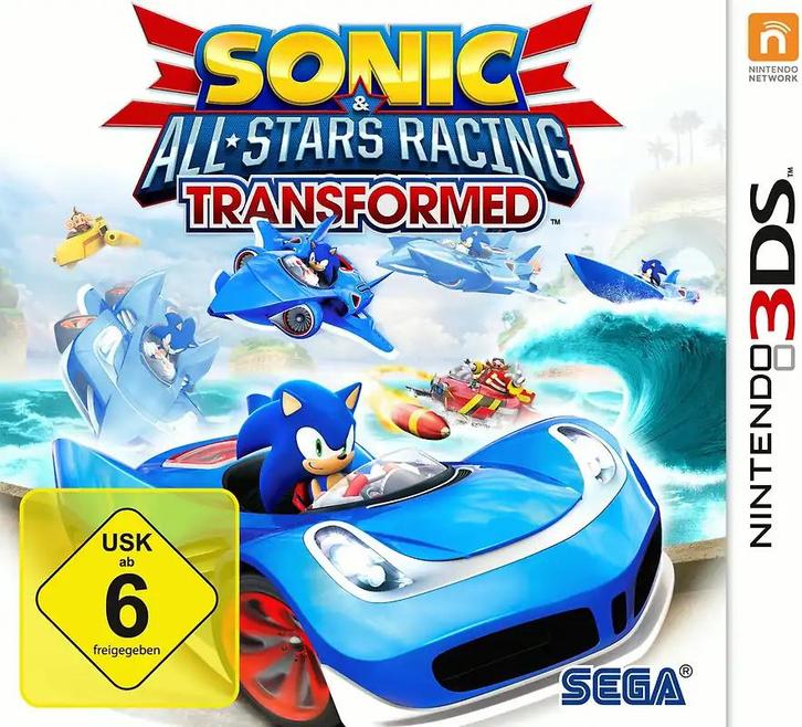 Sonic & All-Stars Racing Transformed-Duits (3DS) Gebruikt, Spelcomputers en Games, Games | Nintendo 2DS en 3DS, Zo goed als nieuw