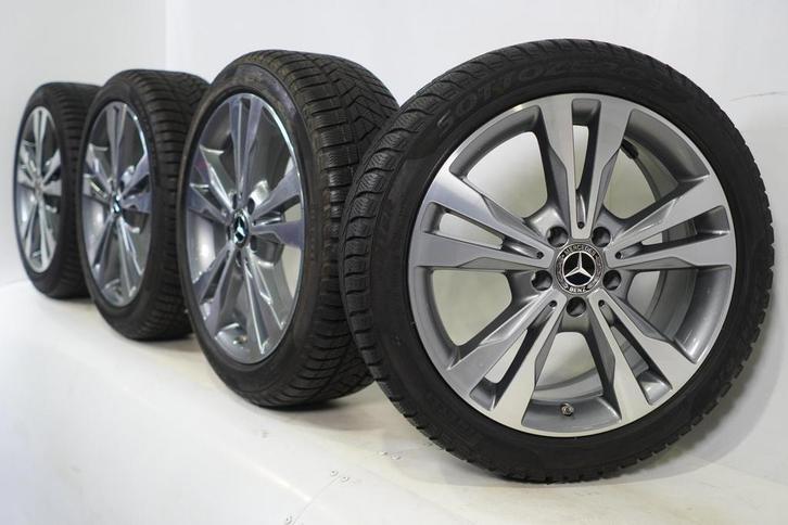 Mercedes C-Klasse W205 S205 C205 18 inch velgen Pirelli Wint, Auto-onderdelen, Banden en Velgen, Velg(en), Gebruikt, 18 inch, Winterbanden