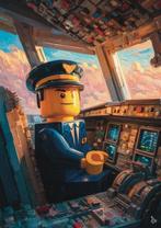 ANDSAL - Airplane Pilot Lego Special Limited Edition w/COA, Nieuw