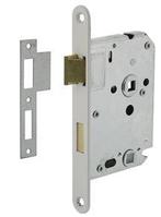 Intersteel badkamer/toilet slot 63/8mm met witte voorplaat, Verzenden, Nieuw