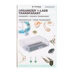 Benson Organizer met 1 lade - Transparant - Duurzaam PS-m..., Sieraden, Tassen en Uiterlijk, Uiterlijk | Cosmetica en Make-up