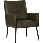 Leren fauteuil Rise, Nieuw, Ophalen of Verzenden, Eigentijds, Industrieel, Modern, Vintage, 50 tot 75 cm