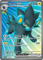 Luxray ex 195/167 Twilight Masquerade, Hobby en Vrije tijd, Verzamelkaartspellen | Pokémon, Ophalen of Verzenden, Nieuw, Losse kaart
