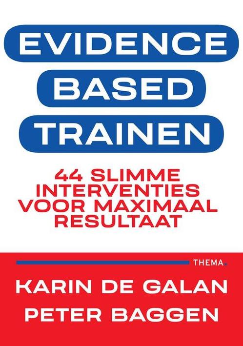 9789462723924 Evidence-based trainen Karin de Galan, Boeken, Schoolboeken, Nieuw, Verzenden