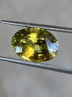 2 pcs Geel, Groen Alexandriet - 6.01 ct - Gemological, Nieuw