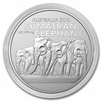 Australia Zoo - Sumatran Elephant, Verzenden, Losse munt, Zilver