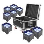 BeamZ BBP94 Uplight set van 8x BBP94 in FCC9 flightcase, Verzenden, Nieuw